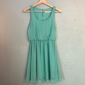 Lush Chiffon Mini Dress